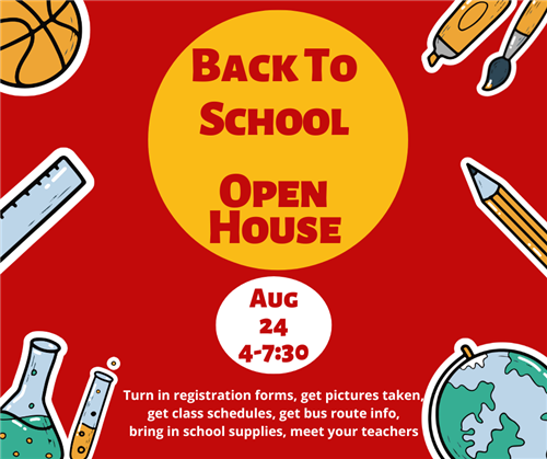 Back to school open house